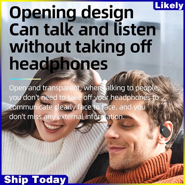 Tai Nghe bass Không Dây lip gt280 Có Hộp Sạc Và Đèn led Hiển Thị