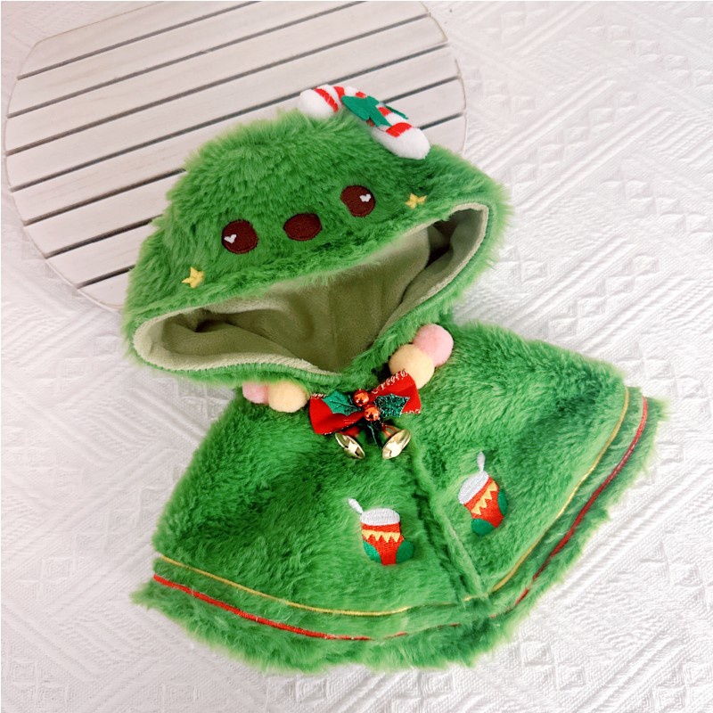Búp Bê Nhồi Bông Vải cotton 20cm Hình Ông Già Noel Cây Thông Dễ Thương