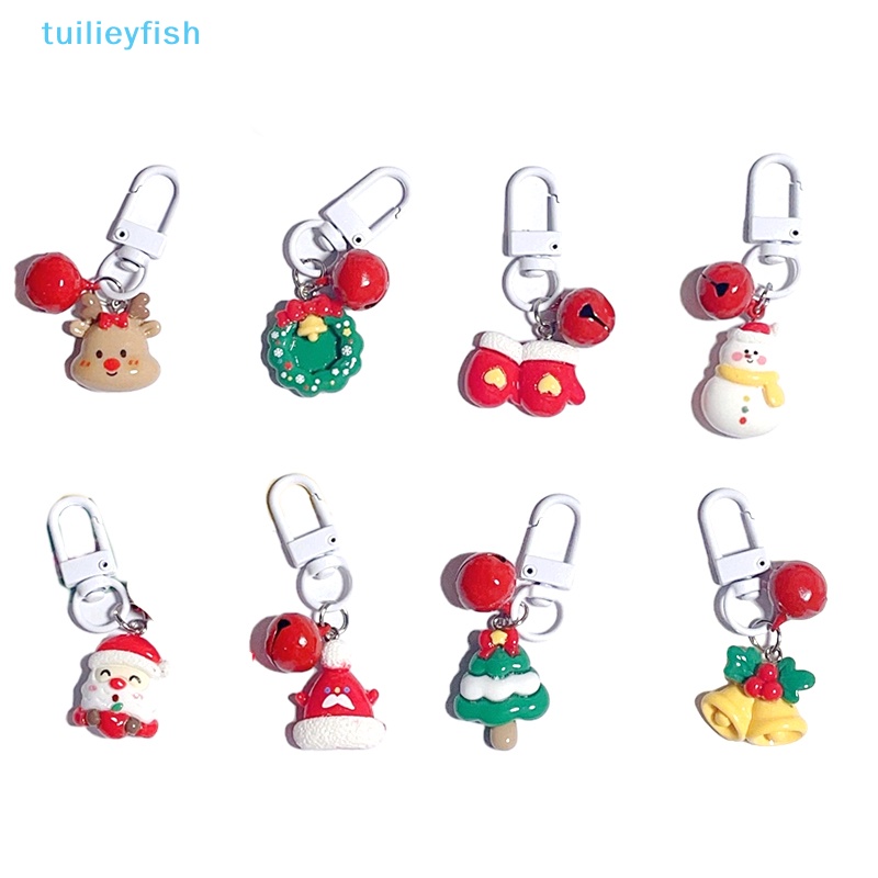 Móc Khóa Hình Ông Già Noel Hoạt Hình Dễ Thương Trang Trí Túi Xách