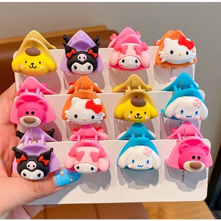 SANRIO Set 6 Kẹp Tóc Hình Cá Mập Dễ Thương