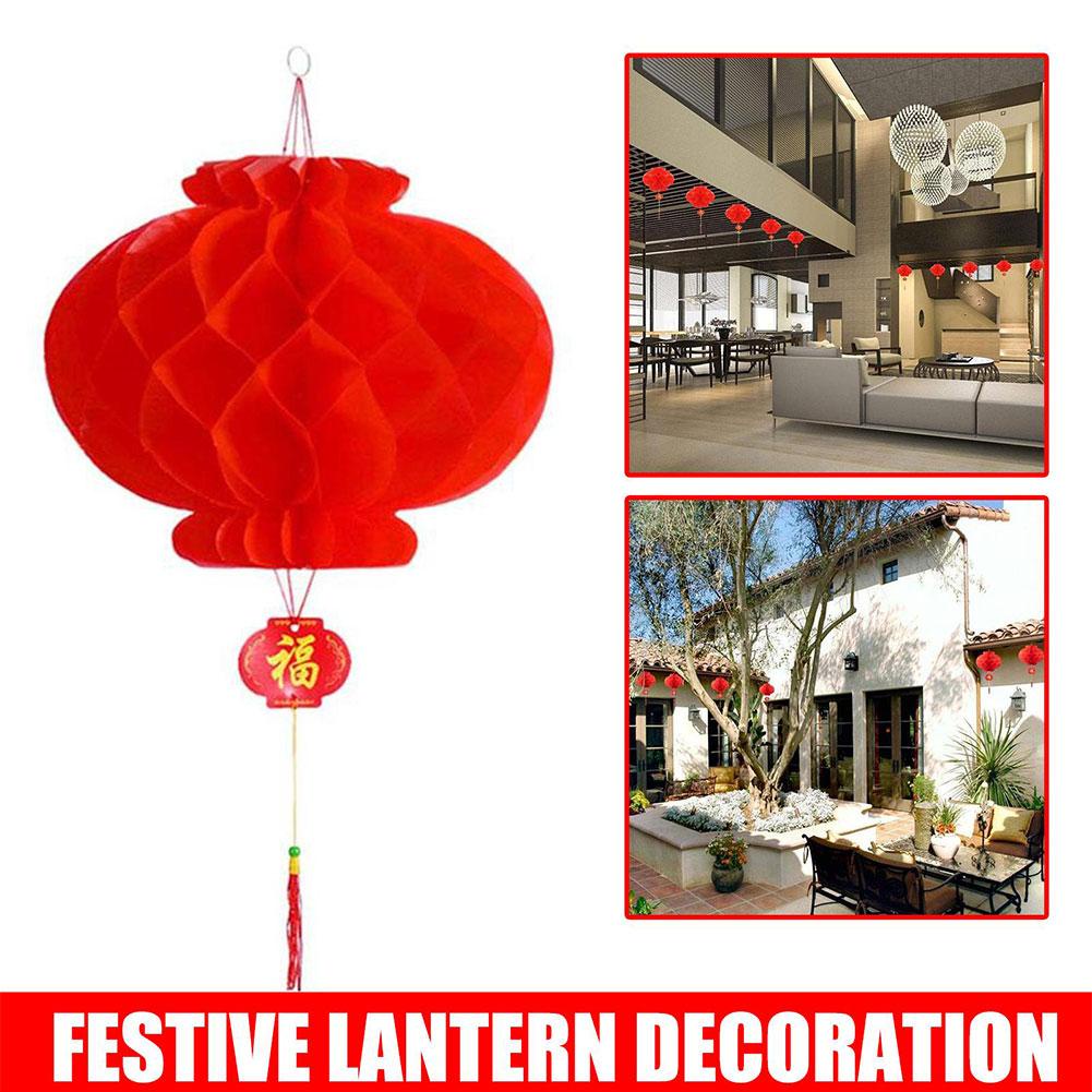 Lồng Đèn Giấy Treo Trang Trí Năm Mới