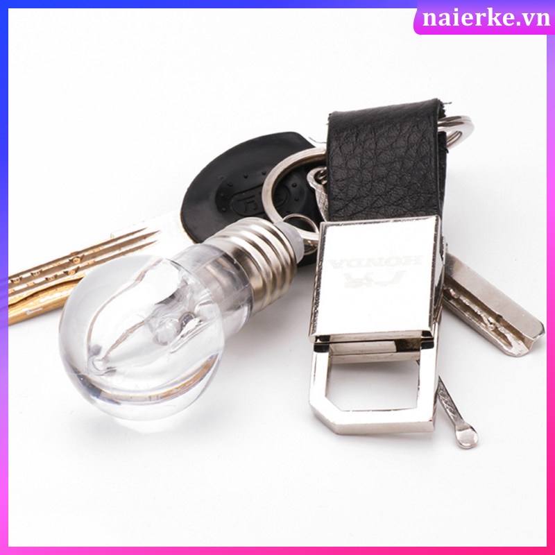 Móc Khóa Bóng Đèn led mini Thay Đổi Màu Sắc