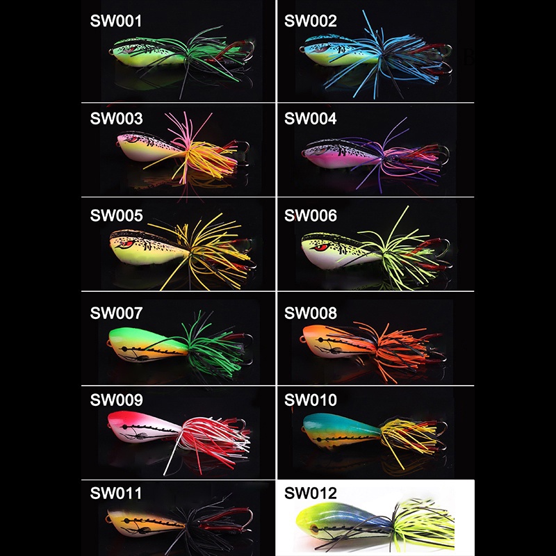 Bighsm Mồi Câu Cá Giả Hình Ếch 5.5cm Bằng Nhựa abs Cứng Đính Kim Sa Lấp Lánh skk