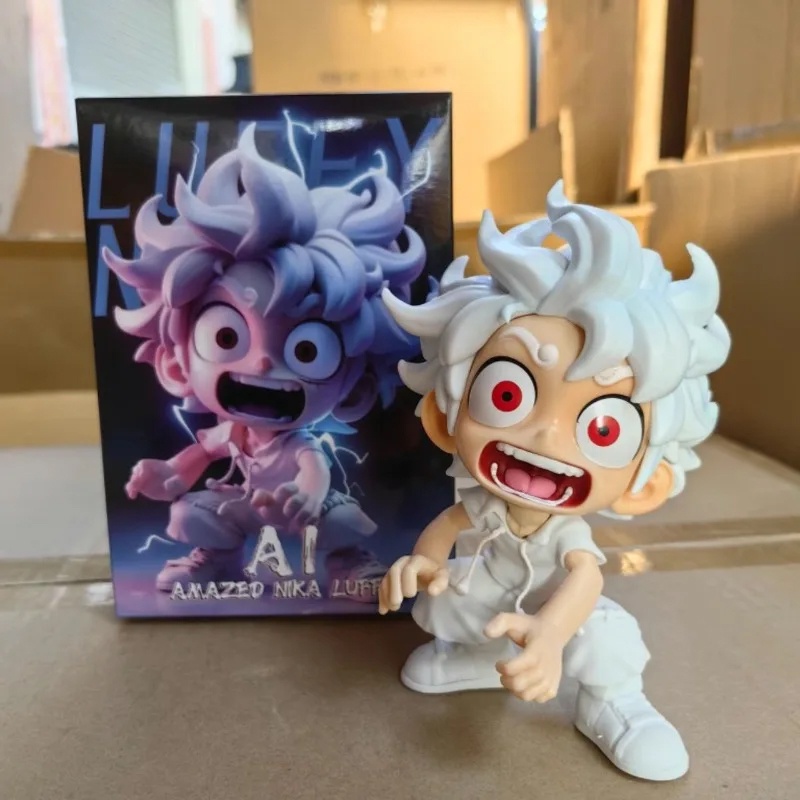 Mô Hình Đồ Chơi Nhân Vật luffy gear 5 Trong Phim Hoạt Hình "one piece" 14cm