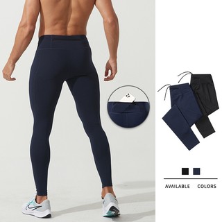 High Elastic Basketball Sports Tights Men's Back Waist Pocket Quick-Drying Compressed Pants Outdoor Running Training Fitness Trousers Men's sports pants Soft and comfortable pants