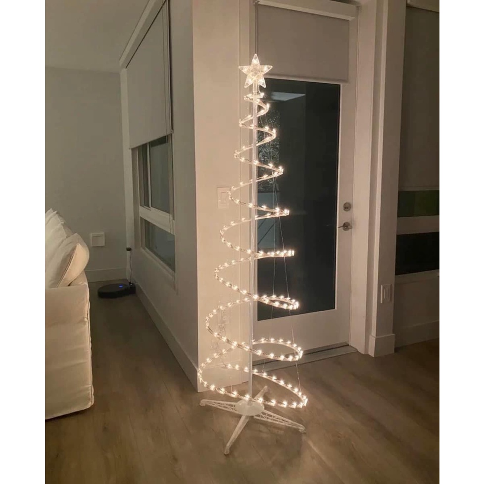 Cây thông noel đèn led ánh sáng ấm lung linh - Gọn Decor