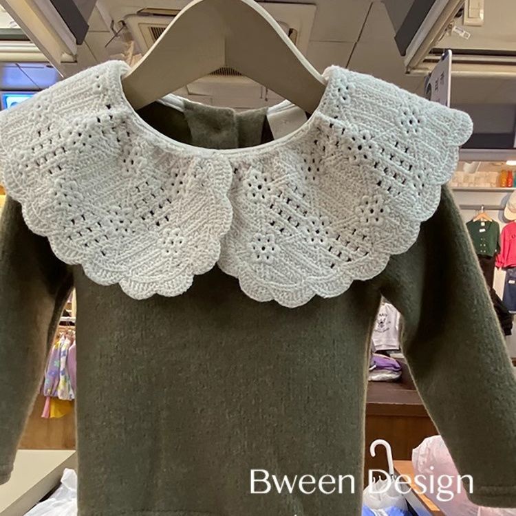 Áo Nhung Phối Ren Thời Trang Mùa Thu 2023 Mới Dành Cho Bé Gái