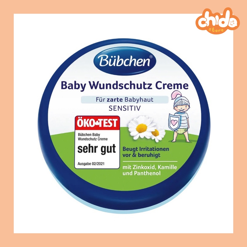 Kem dưỡng da chống hăm cho bé Bubchen hoa cúc (hũ 150ml)
