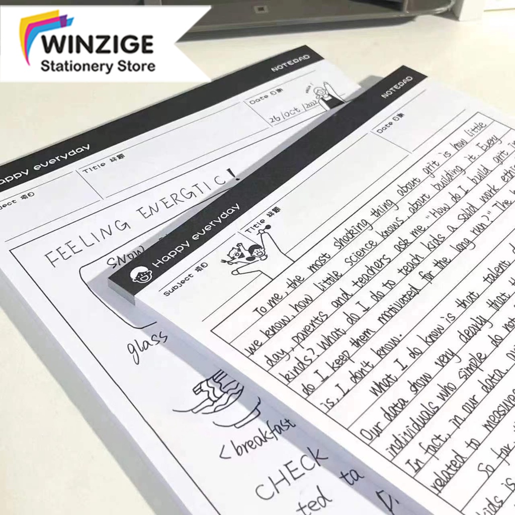 Winzige sổ tay b5 sổ tay ghi chép cute giấy note b5 caro kẻ ngang sổ tay từ vựng tiếng anh to do list planner