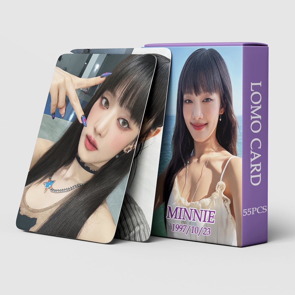 I-DLE MINNIE Heat I Want That Photocard GIDLE Lomo Card Postcard