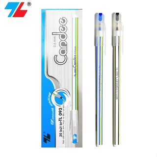 [ HỘP 20 CÂY ] Bút bi nến Thiên Long Candee TL 093 TL-093 TL093. - Văn phòng phẩm Thu Thảo
