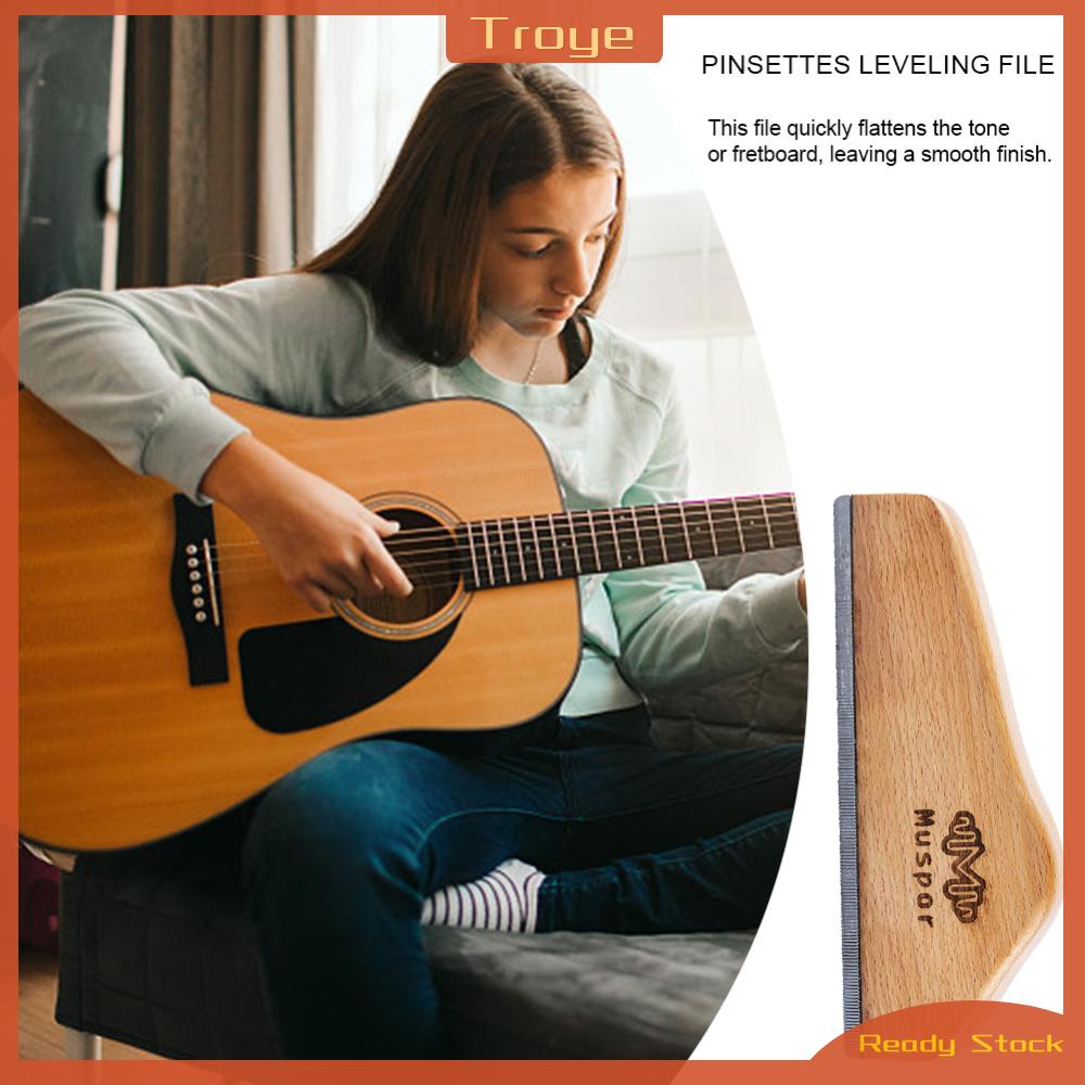 ❀ Troye troye ❀ Dũa Mài Phím Đàn guitar 6Inch Bằng Thép carbon Và Gỗ