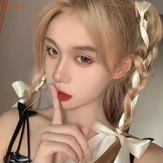 Dây Cột Tóc Ruy Băng Thắt Nơ Bằng Lụa Dài 2m Cho Nữ