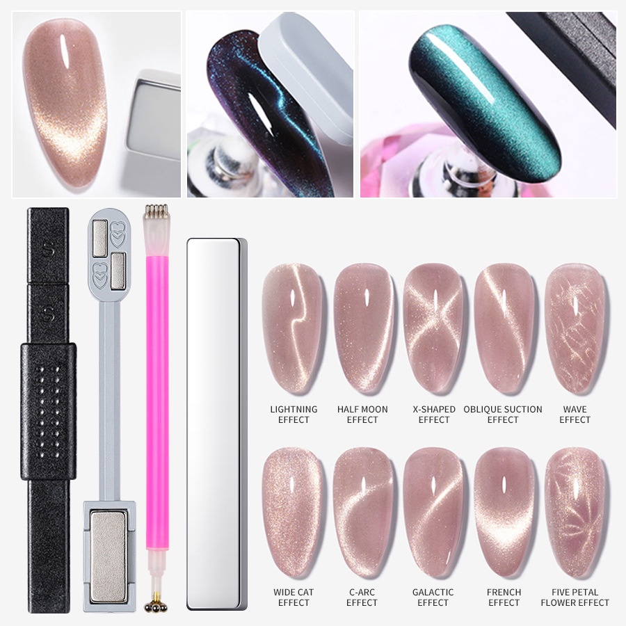 Fzc Bút Nam Châm Làm Móng Mắt Mèo Đa Năng Tiện Dụng