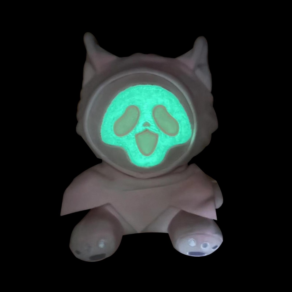 Gối Bông Mềm Mại Hình Ma Quái Phát Quang Trong Phim halloween 23cm Làm Quà Tặng halloween