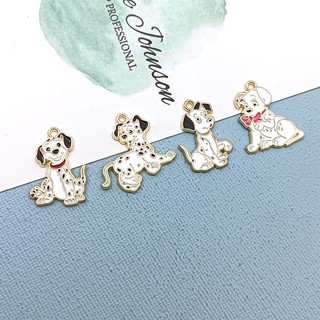 Hoạt hình mặt dây chuyền hình chú chó đốm đáng yêu