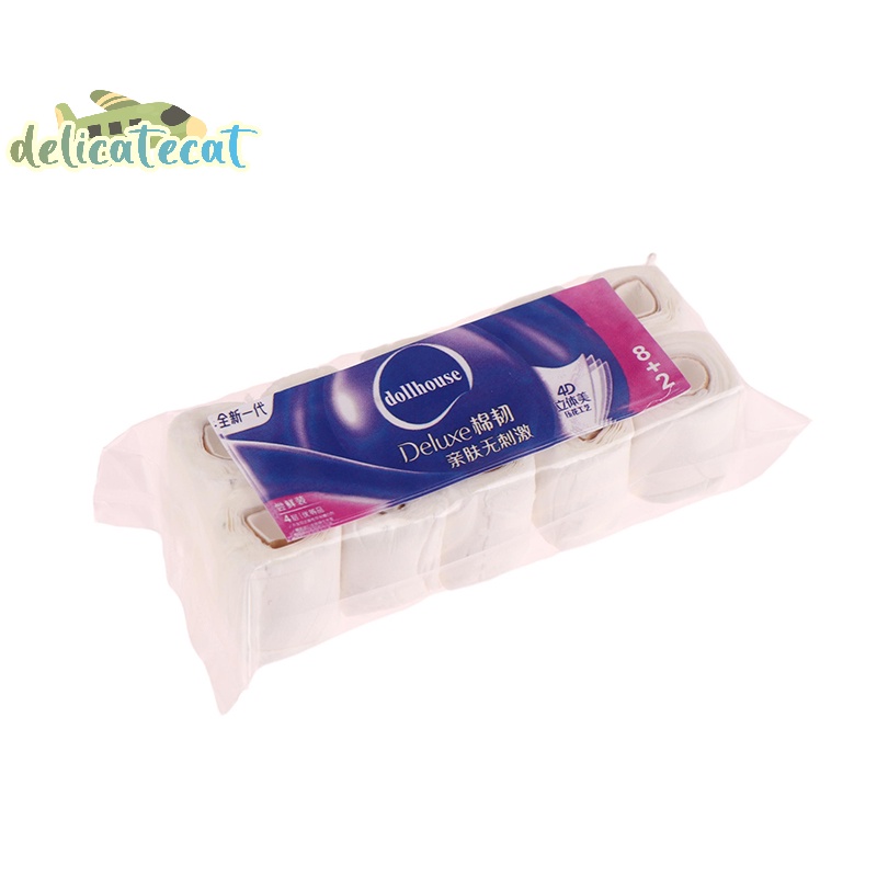 1 Cuộn Khăn Giấy Mini Tỉ Lệ 1: 12 Trang Trí Nhà Búp Bê