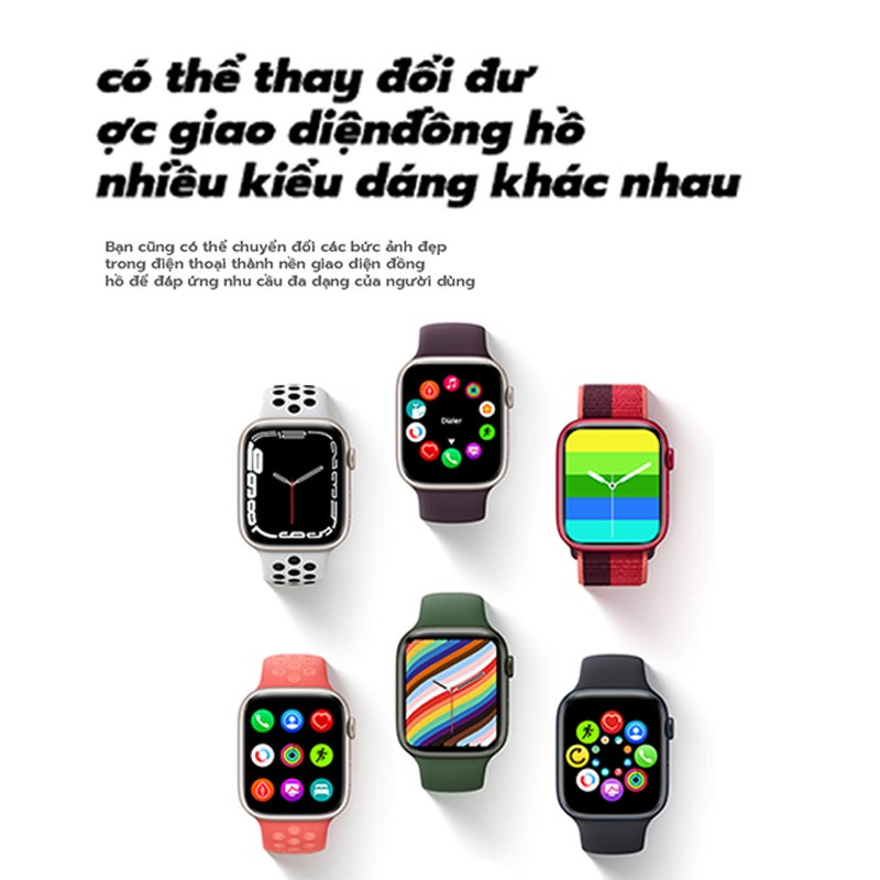 Đồng hồ thông minh T700s, Smartwatch Nghe gọi, Theo dõi Sức khỏe, Nhận thông báo dùng cho Nam nữ- BH 12 Thán