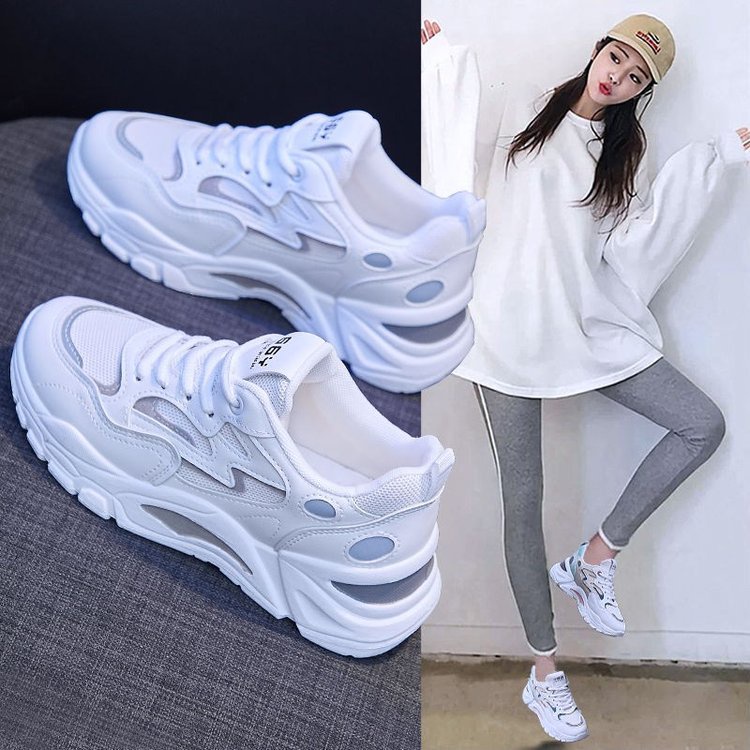Giày thể thao nữ tăng chiều cao tăng thêm 5cm và giúp chân dài ra chỉ sau vài giây đế siêu mềm đế êm và thoáng khí