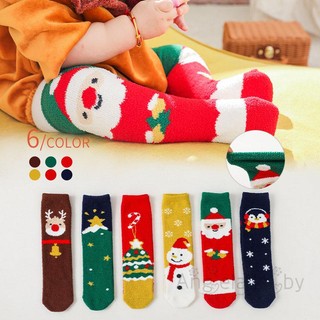 Vớ giữ ấm họa tiết giáng sinh dễ thương cho bé