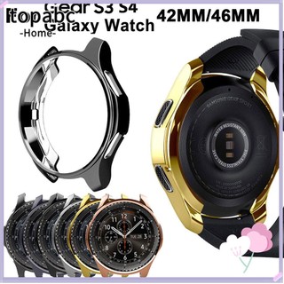 Ốp mạ điện chống sốc cho đồng hồ Samsung Gear S3 S4 Galaxy Watch 46mm 42mm