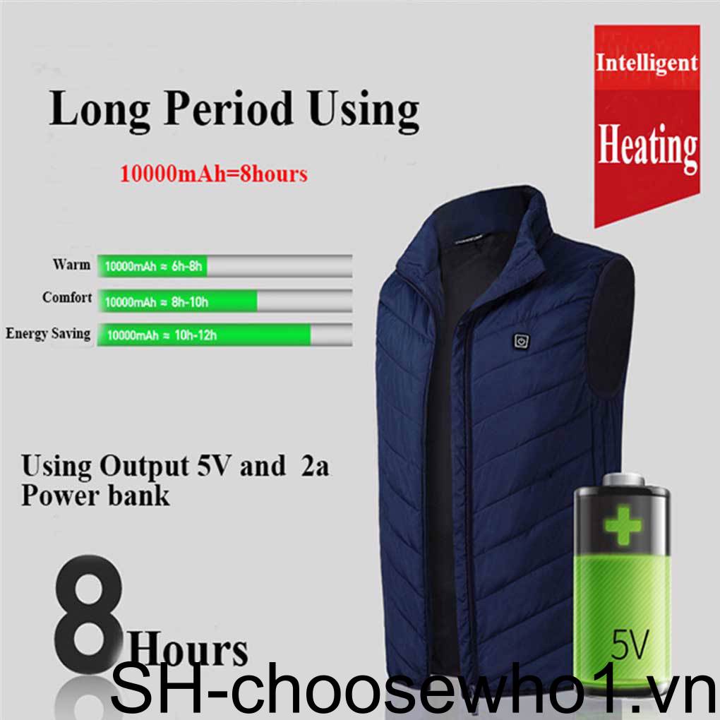 Áo Khoác Trượt Tuyết / Leo Núi / Đi Tuyết Giữ Ấm Bằng Điện usb Dành Cho Nam Giới