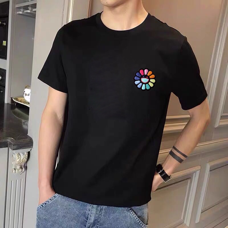 Áo Thun Tay Ngắn Thiết Kế Mới Thời Trang Theo Phong Cách Hồng Kông Cho Nam