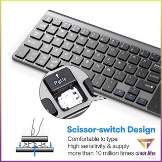 Thin 2.4Ghz Usb Wireless Mini Keyboard With Number Touchpad Numeric Keypad [A/2]