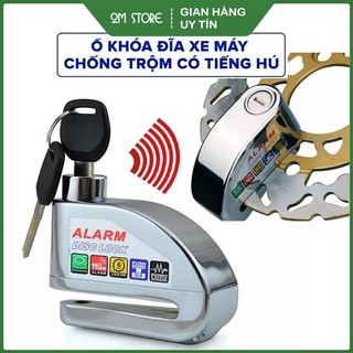 Ổ khóa đĩa xe máy alarm disc lock chống trộm có còi hú báo động 206396
