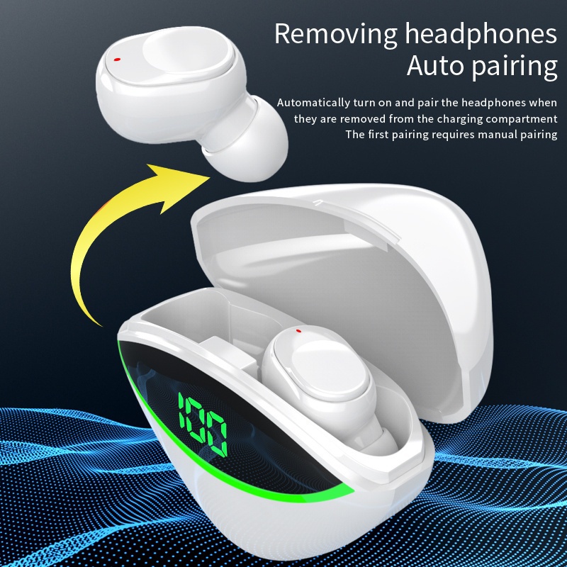 Tai Nghe bluetooth y-one tws mini Kiểu Dáng Thể Thao mini Riêng Tư Siêu Bền Dùng Khi Ngủ