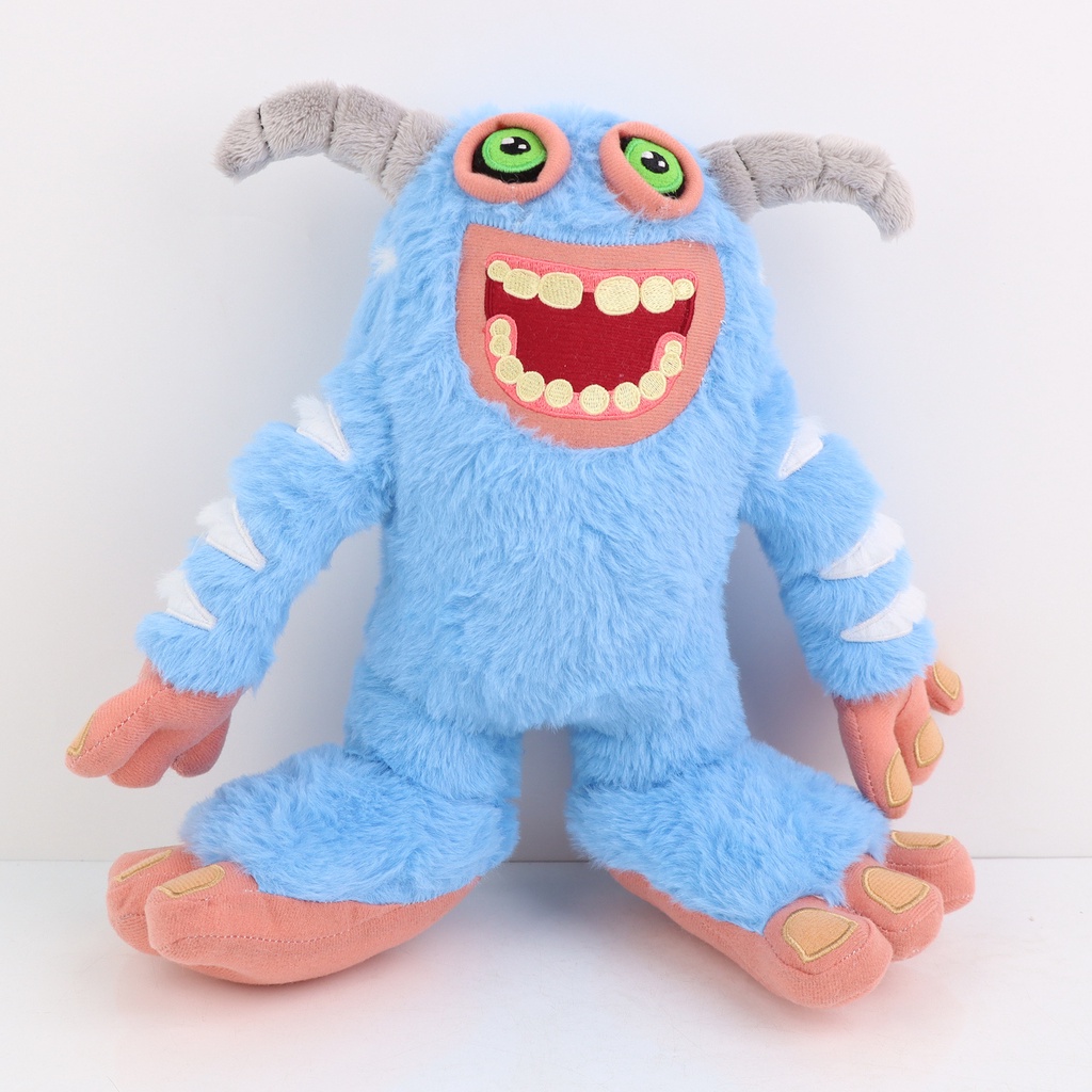In stock My Singing Monsters Rare Mammott plush toy Rare blue mammoth RTCG