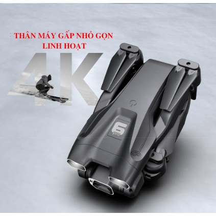 Flycam giá rẻ H66 Pro camera kép 4K, Máy bay mini điều khiển từ xa dung lượng pin lớn, thời gian bay 20 phút Jola