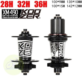 Đùm xe đạp koozer xm490 cối nổ hg qr 100 / 135mm / moayo 28 32 36 lỗ căm