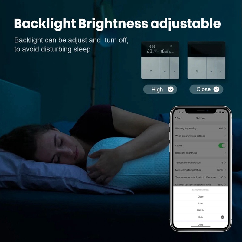 Tuya Thiết Bị Điều Khiển Nhiệt Độ Sàn Nhà Thông Minh wifi Cho yandex alice alexa