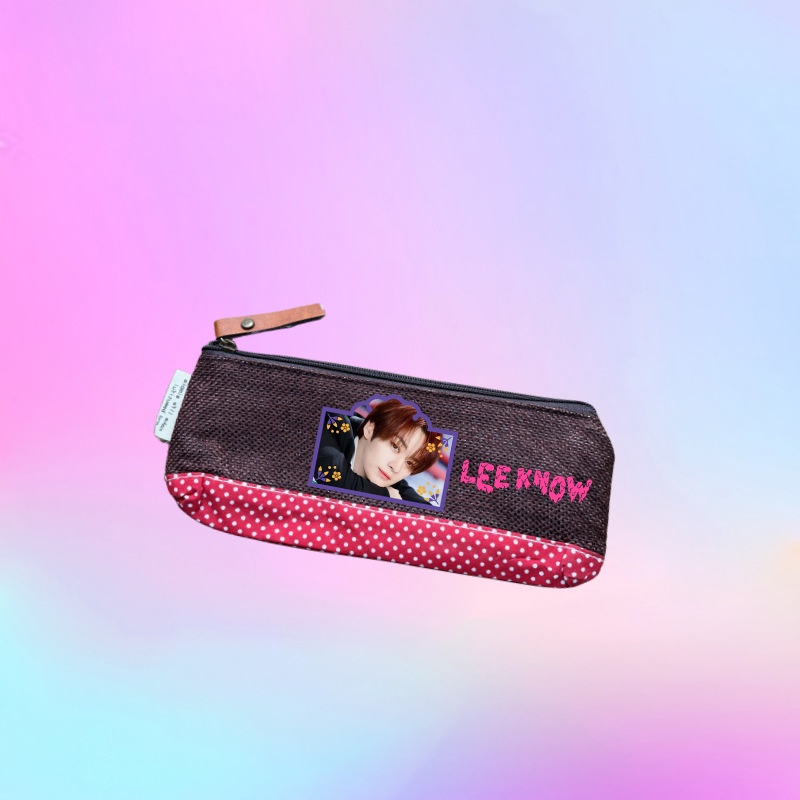 Hộp Bút Sức Chứa Lớn In Hình Truyện Tranh stray kids chang-Inang chan han Cho Học Sinh