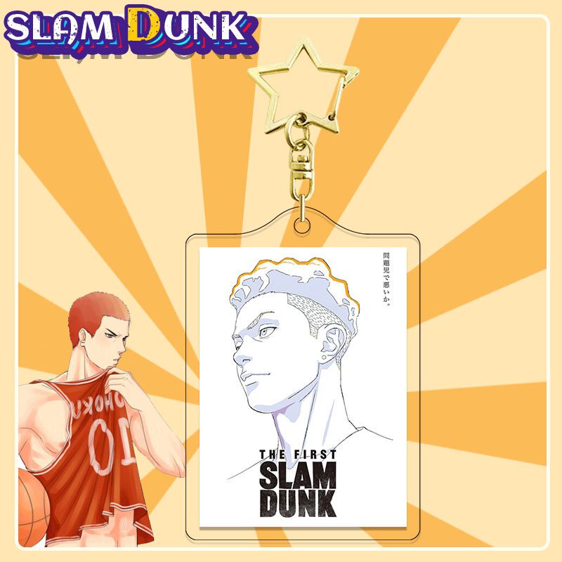 Móc khoá Anime SLAM DUNK Stars Buckle Acrylic Ryota Miyagi nhựa Acrylic hai mặt, in hình các nhân vật dễ thương