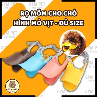 Rọ mõm cho chó hình mỏ vịt bằng silicon mềm chống cắn bậy - Rọ mõm đủ size chó lớn và chó nhỏ