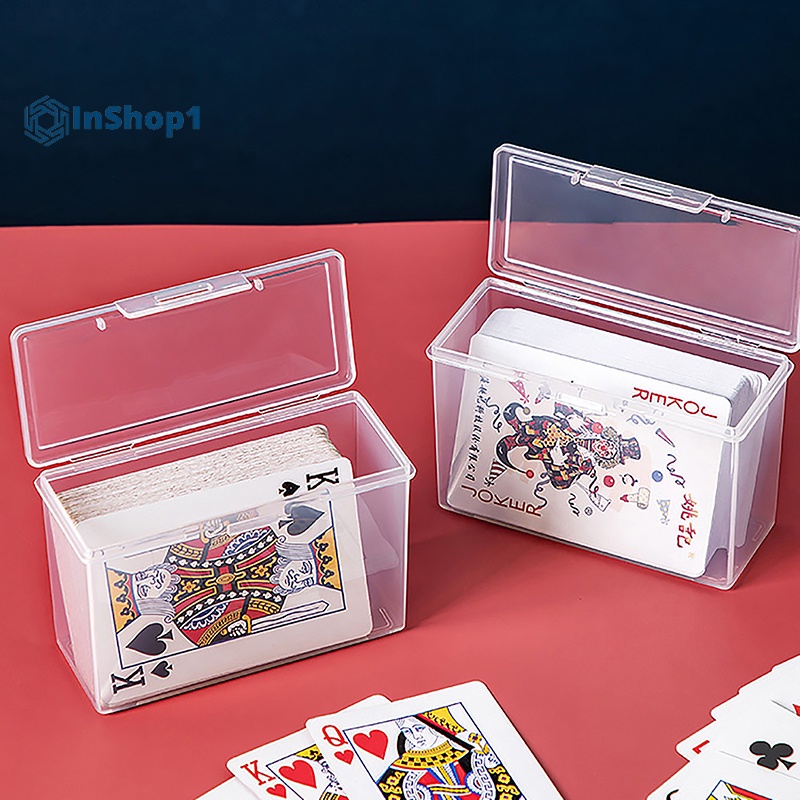 Hộp Nhựa pp Trong Suốt Đựng Thẻ Bài poker  mới