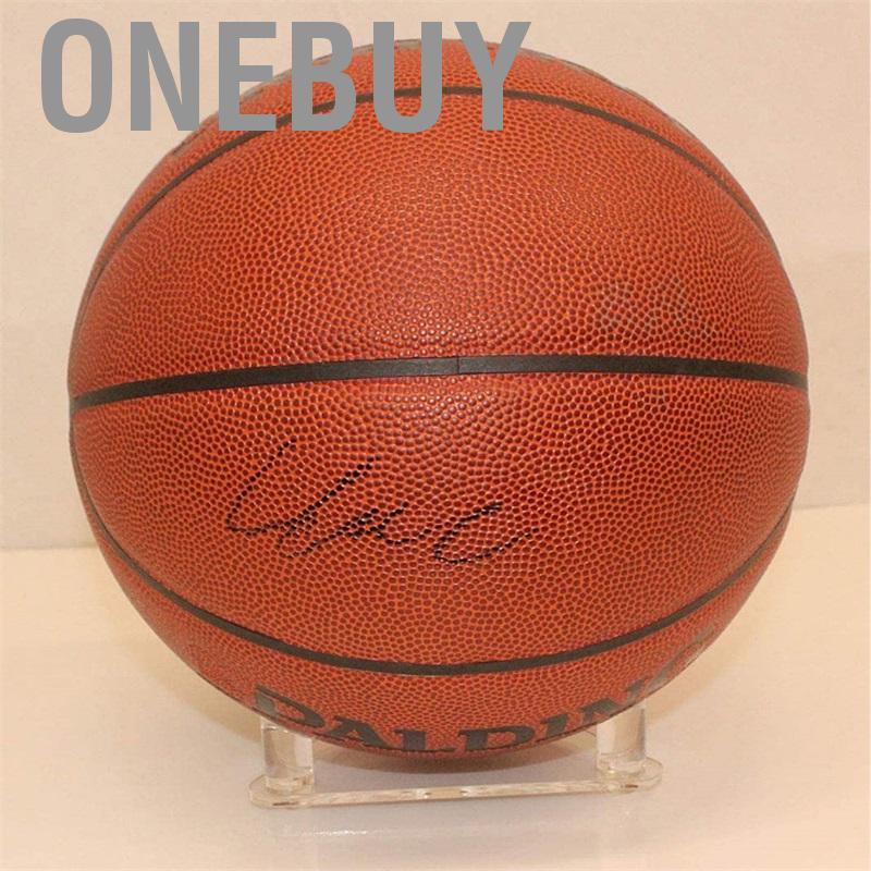 Onebuy Ball Rack Triangular Stable Durable Base Plate Display for Football Volleyball Bowling Sporting Goods