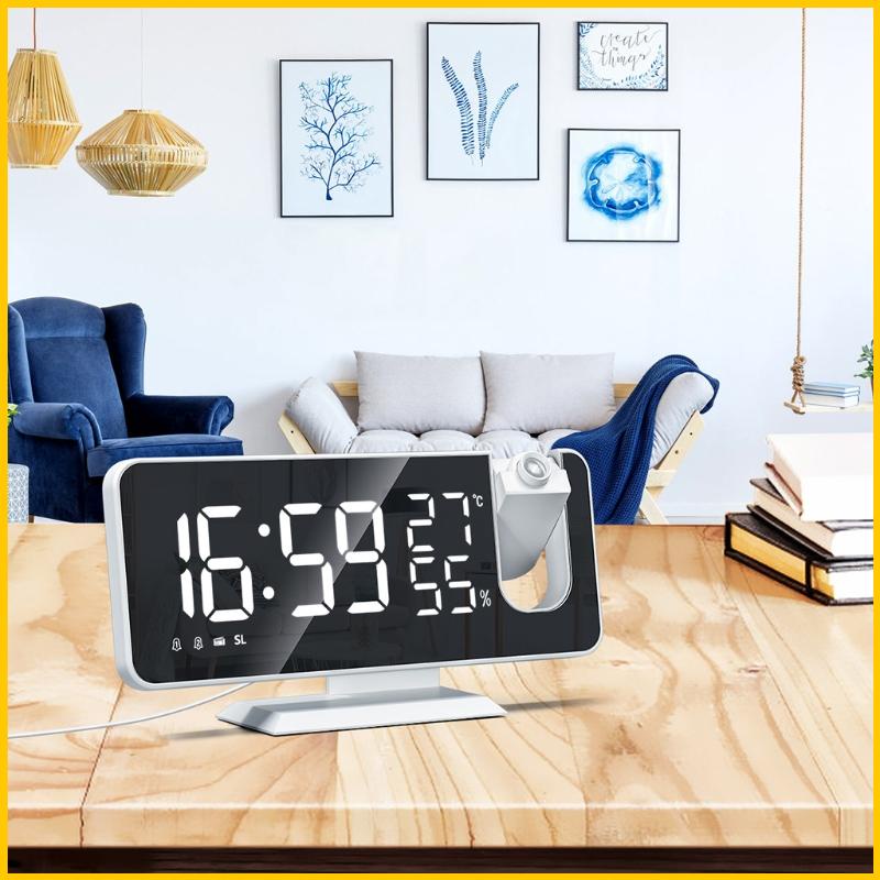 Đồng Hồ Báo Thức Điện Tử Có Đèn Chiếu radio fm Cho Dự Án Thời Gian Chiếu Nhiệt Độ