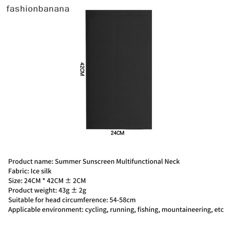 Thời Trang Khăn Trùm Đầu Bằng Lụa Lạnh Thoáng Khí Dùng Khi Đi Câu Cá / Đạp Xe / Chơi Thể Thao