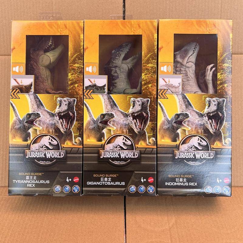 Mattel Đồ Chơi Mô Hình Khủng Long jurassic tyrannosaurus rex giganotosaurus