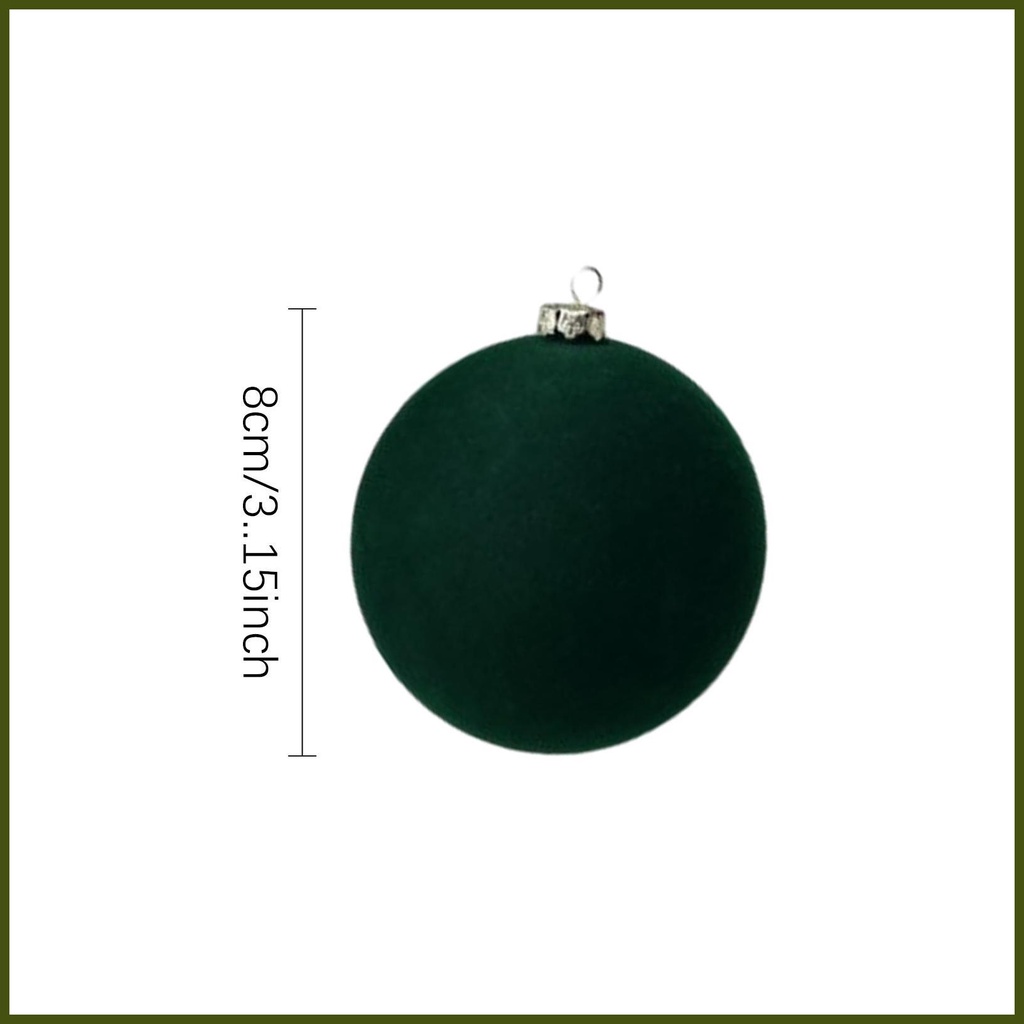 Set 12 Quả Châu Trang Trí Cây Thông Noel