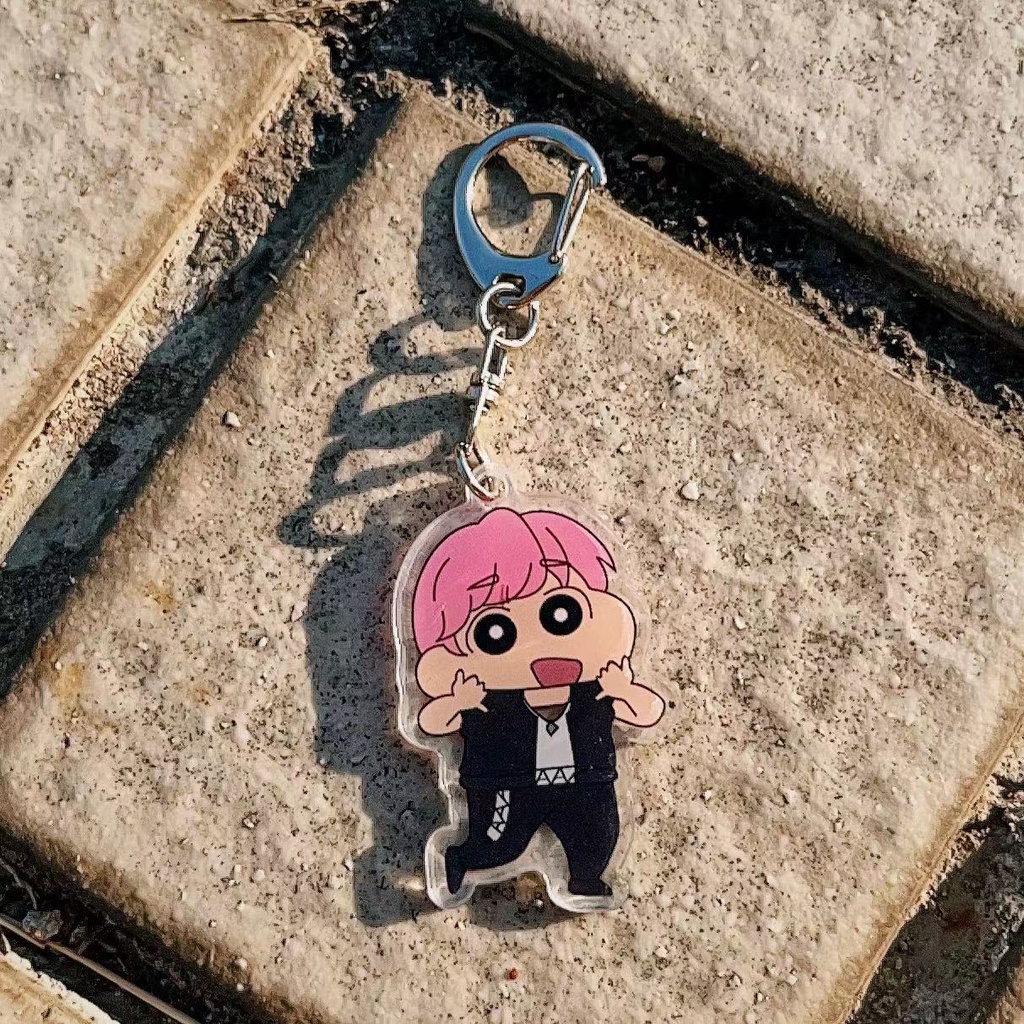 Móc Khóa acrylic Hai Mặt kpop txt