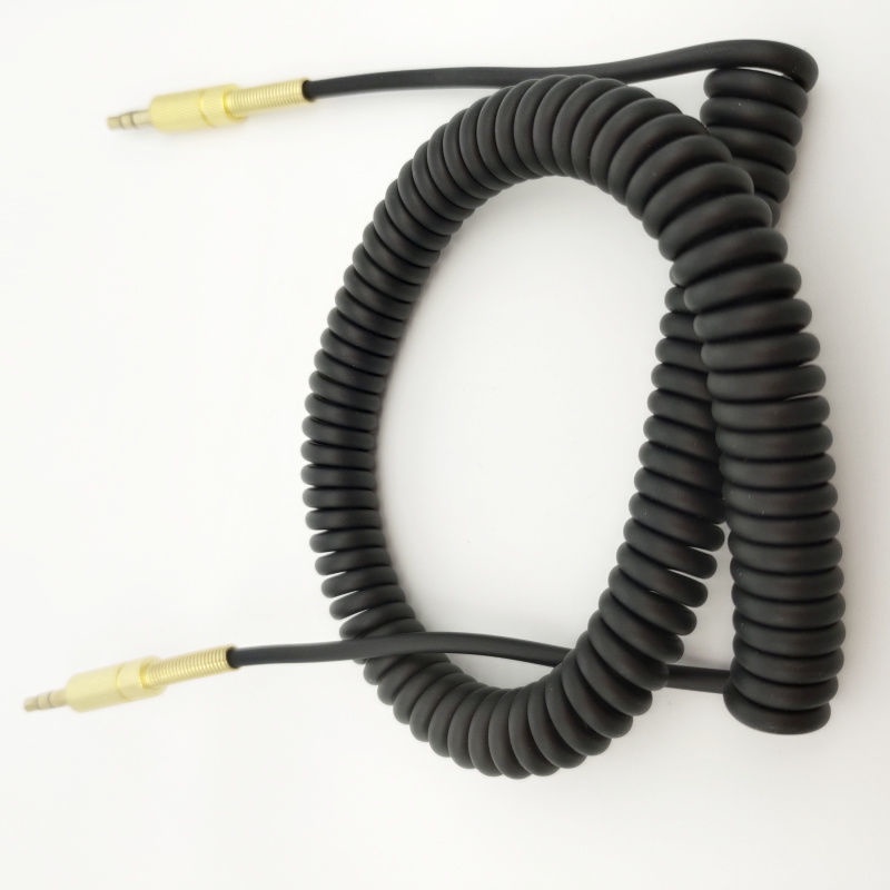 Dây Cáp Lò Xo Thu Âm Thanh aux 3.5Mm Chất Lượng Cao 3m