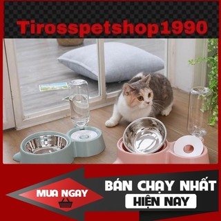 Bát ăn đôi tai mèo cao cấp cho thú cưng ❤️