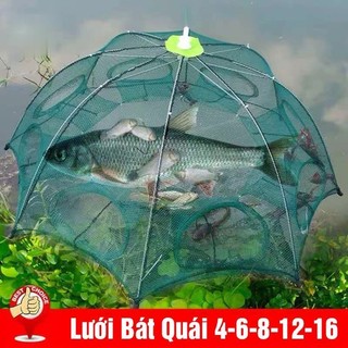 Lồng đánh bắt tôm cua cá 6 - 8 - 12 - 16 cửa thái lan, lồng ô dù đa năng