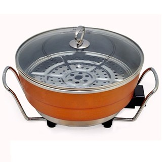 Nồi chảo lẩu điện đa năng md-cl8399 kèm khay hấp - hàng chính hãng