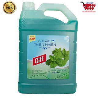 [ Đủ 6 Hương ] Can nước lau sàn Gift 3,8kg Sạch Nhà ,thơm lâu