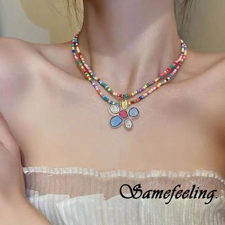 Sf Vòng Cổ choker Hai Lớp Mặt Hình Bướm / Bông Hoa Xinh Xắn Cho Nữ
